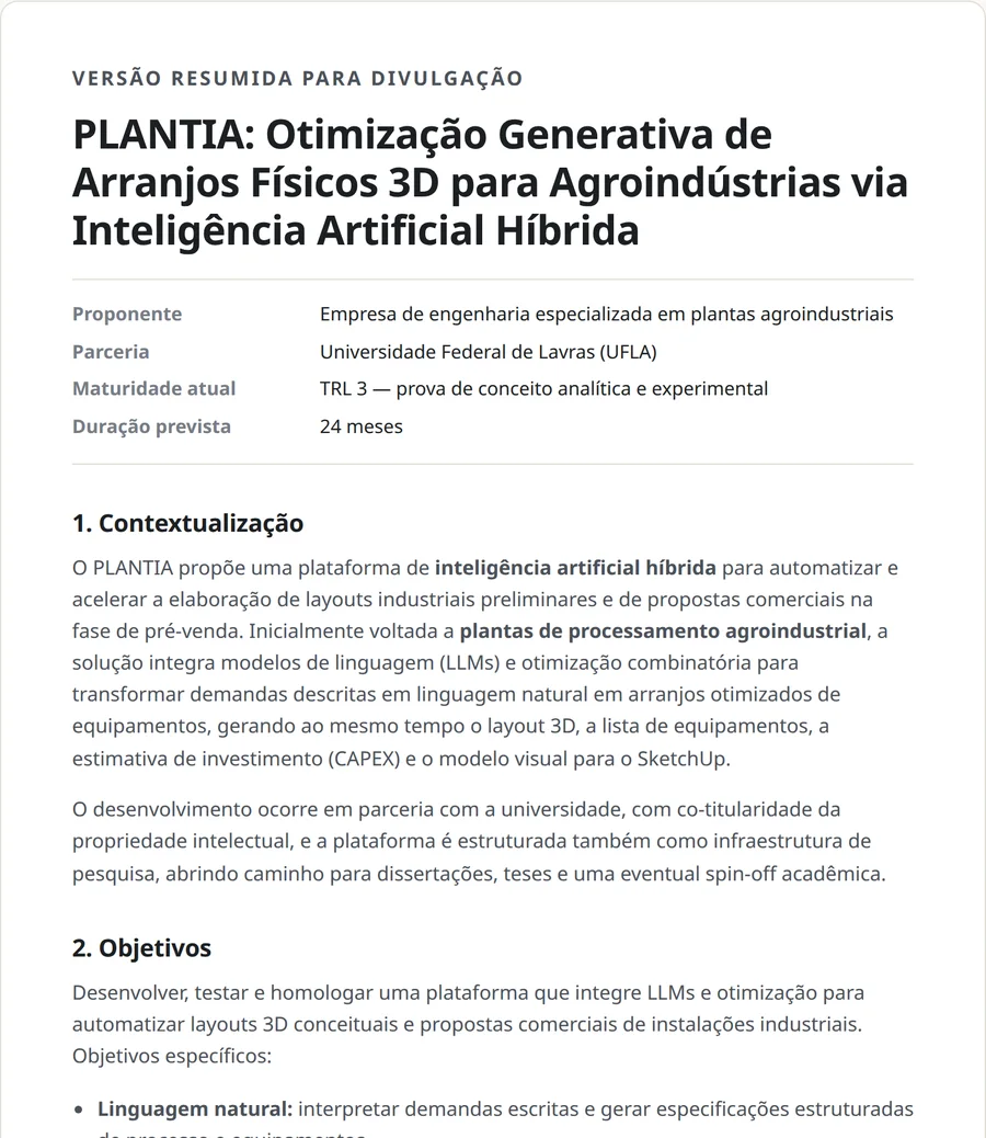 Primeira página do documento de exemplo