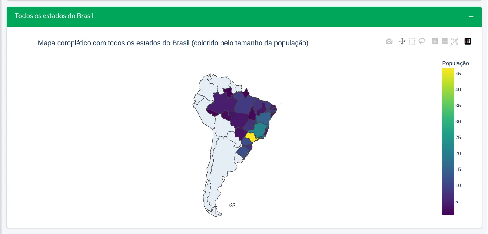 …e em mapas