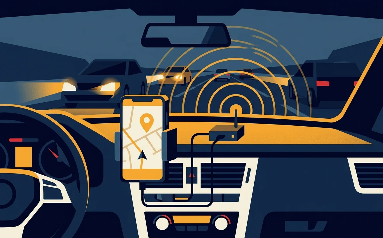 Um dispositivo em cada carro
